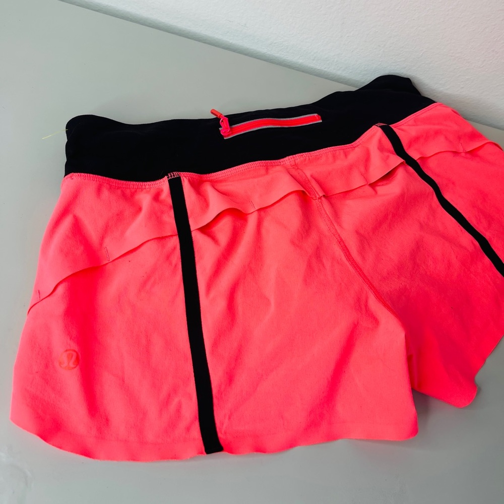 Lululemon Pink Running Shorts